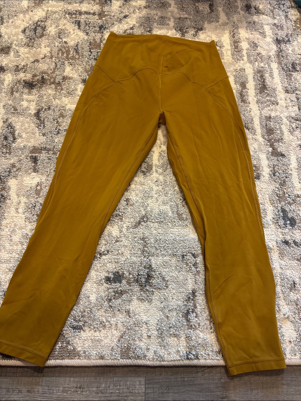 Mustard Yellow Lululemon Leggings